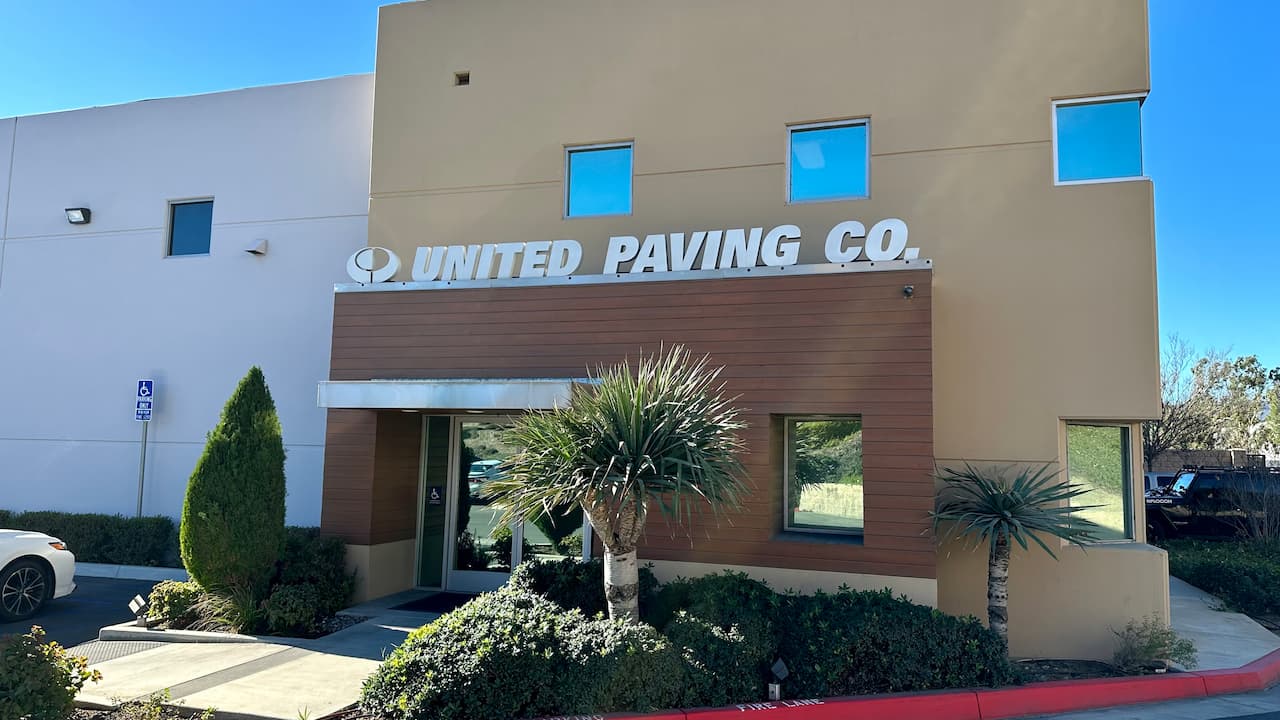 Picture of the front of the building for the corporate office.